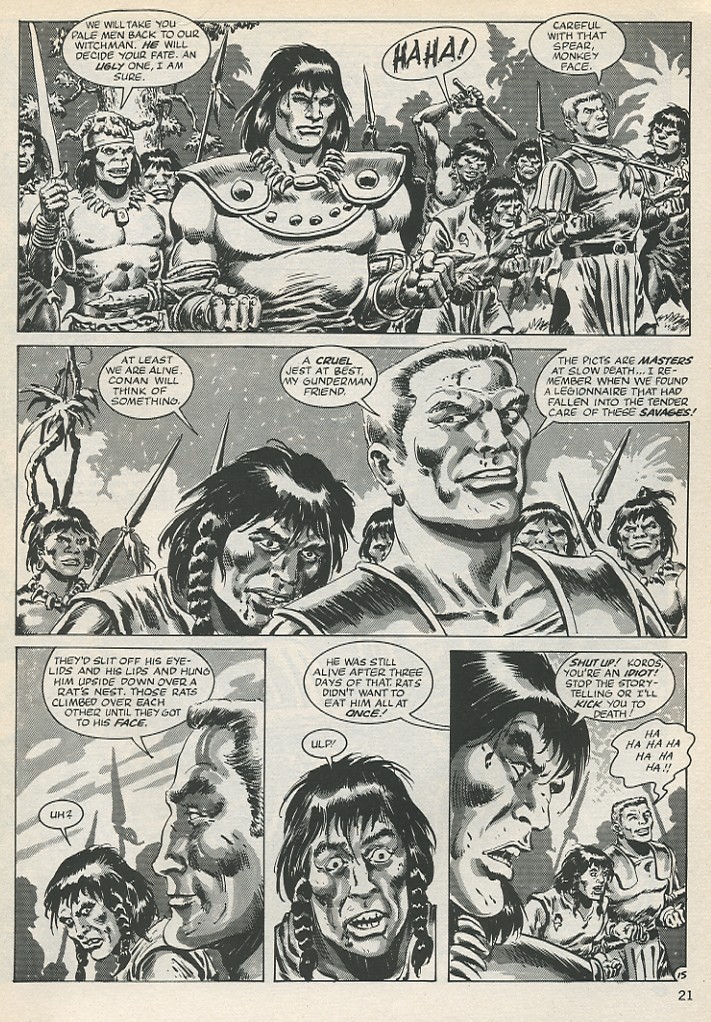 Read online The Savage Sword Of Conan comic -  Issue #135 - 20