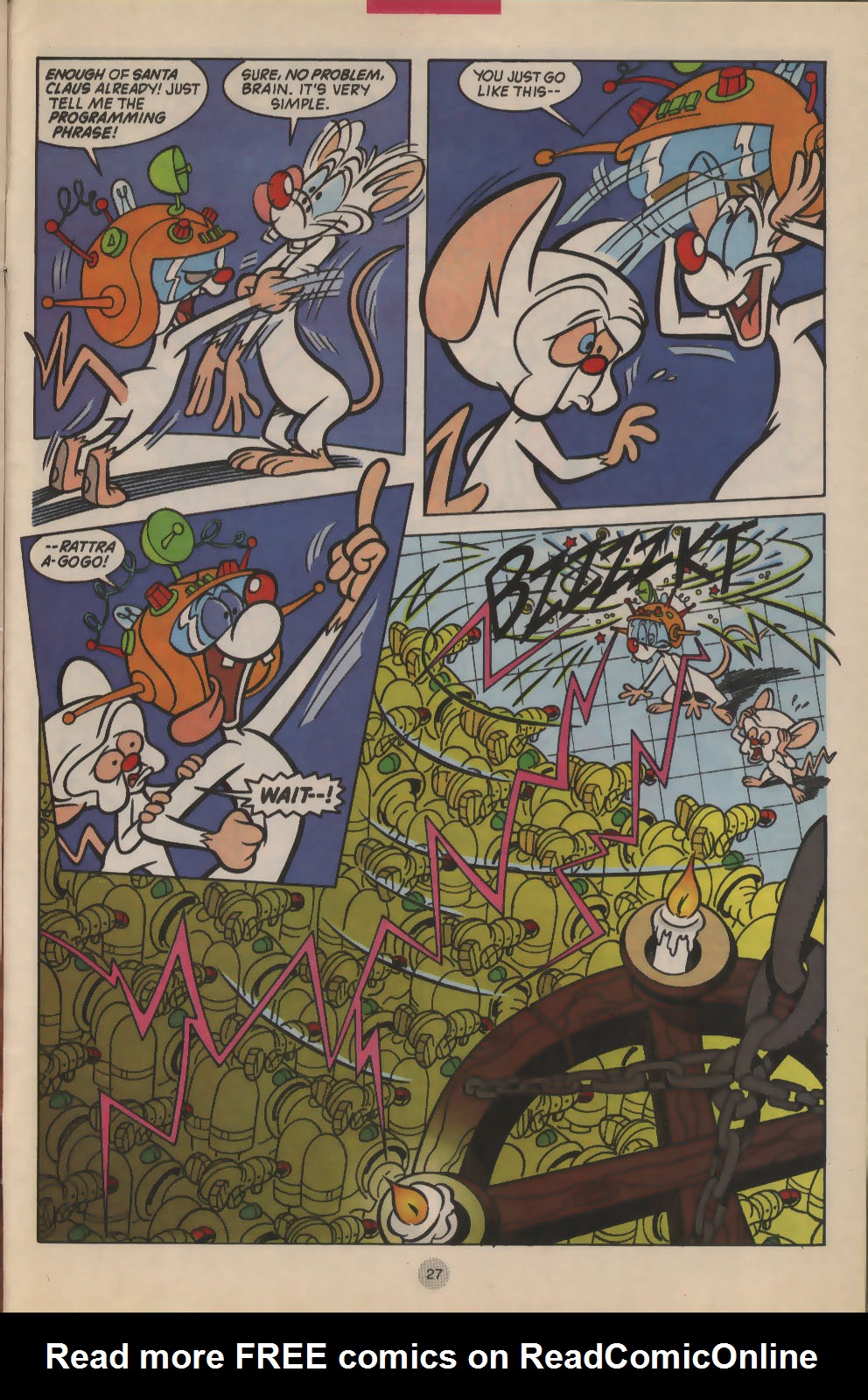Read online Pinky and The Brain Christmas Special comic -  Issue # Full - 23