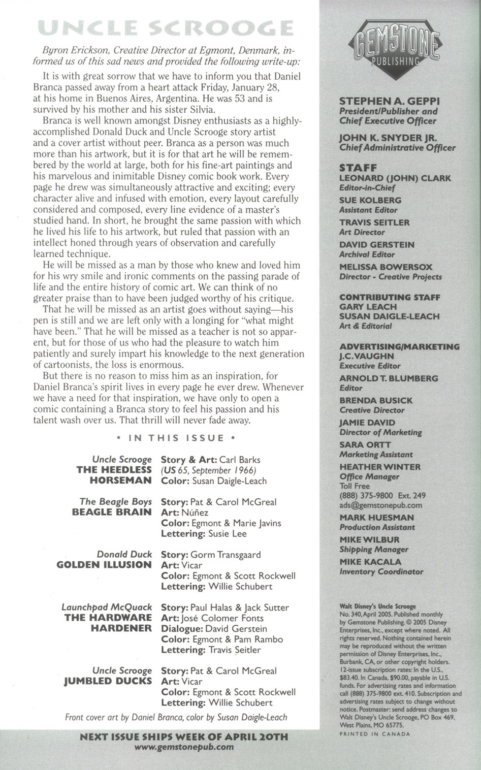 Read online Uncle Scrooge (1953) comic -  Issue #340 - 2