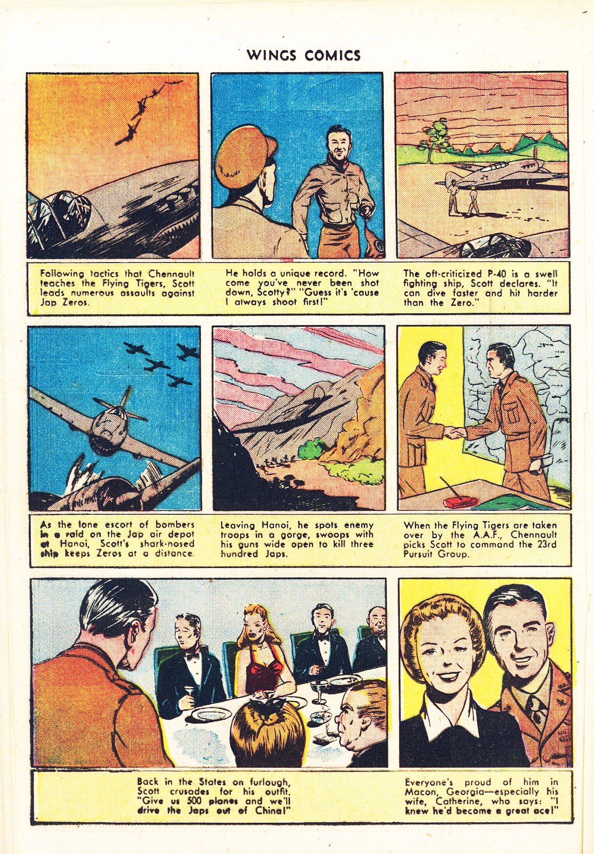 Read online Wings Comics comic -  Issue #41 - 42