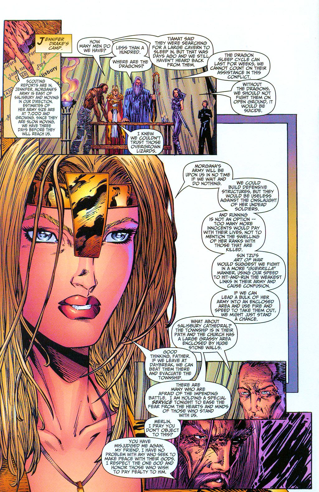 Read online Lady Pendragon comic -  Issue #4 - 10