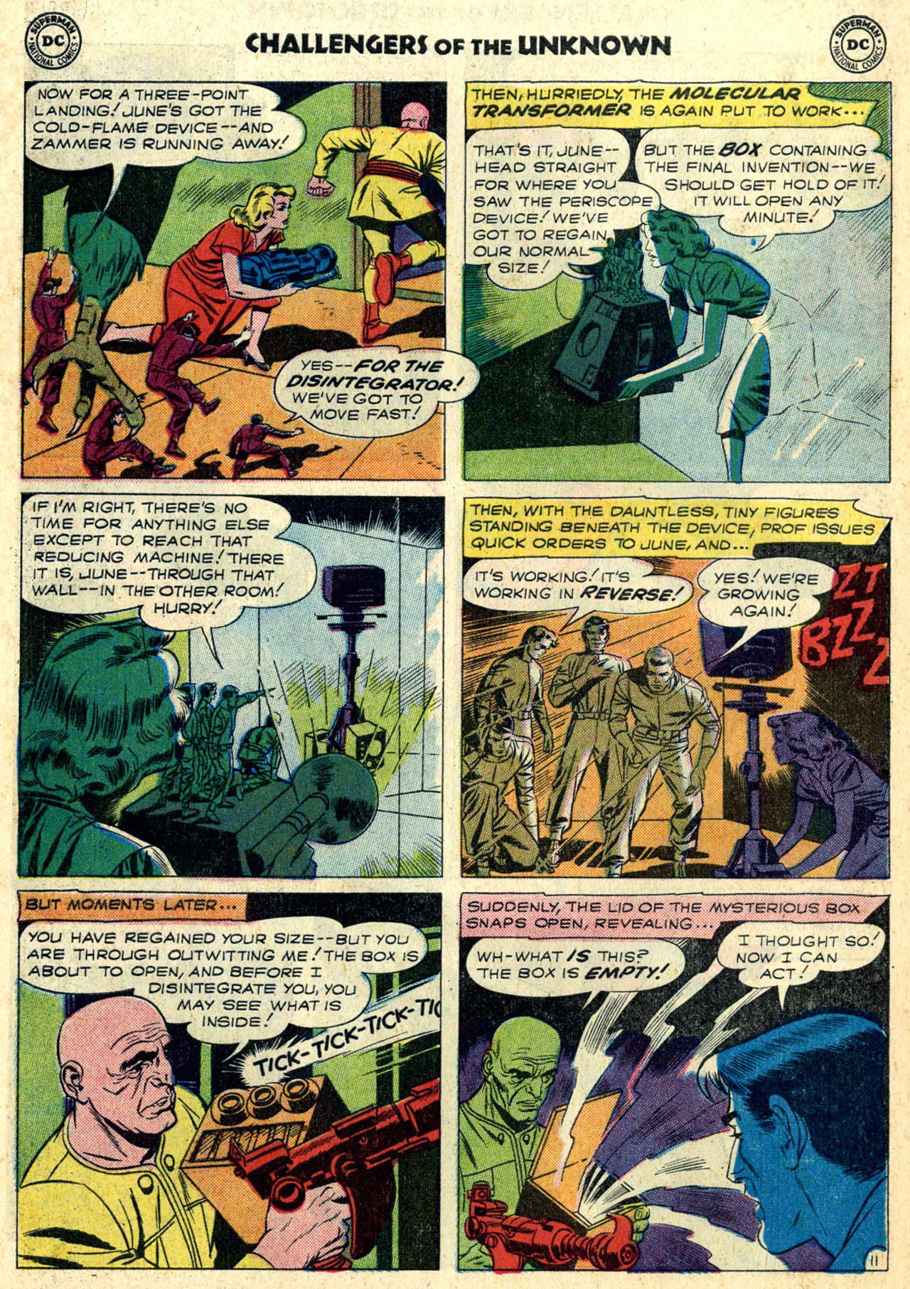 Read online Challengers of the Unknown (1958) comic -  Issue #7 - 30