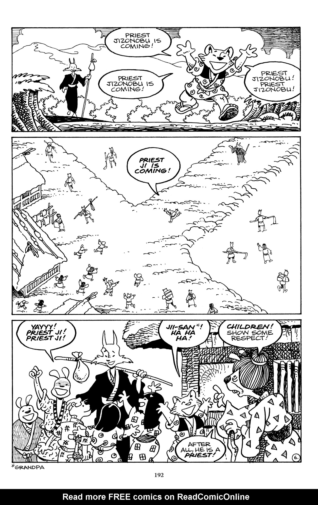 Read online The Usagi Yojimbo Saga comic -  Issue # TPB 6 - 191