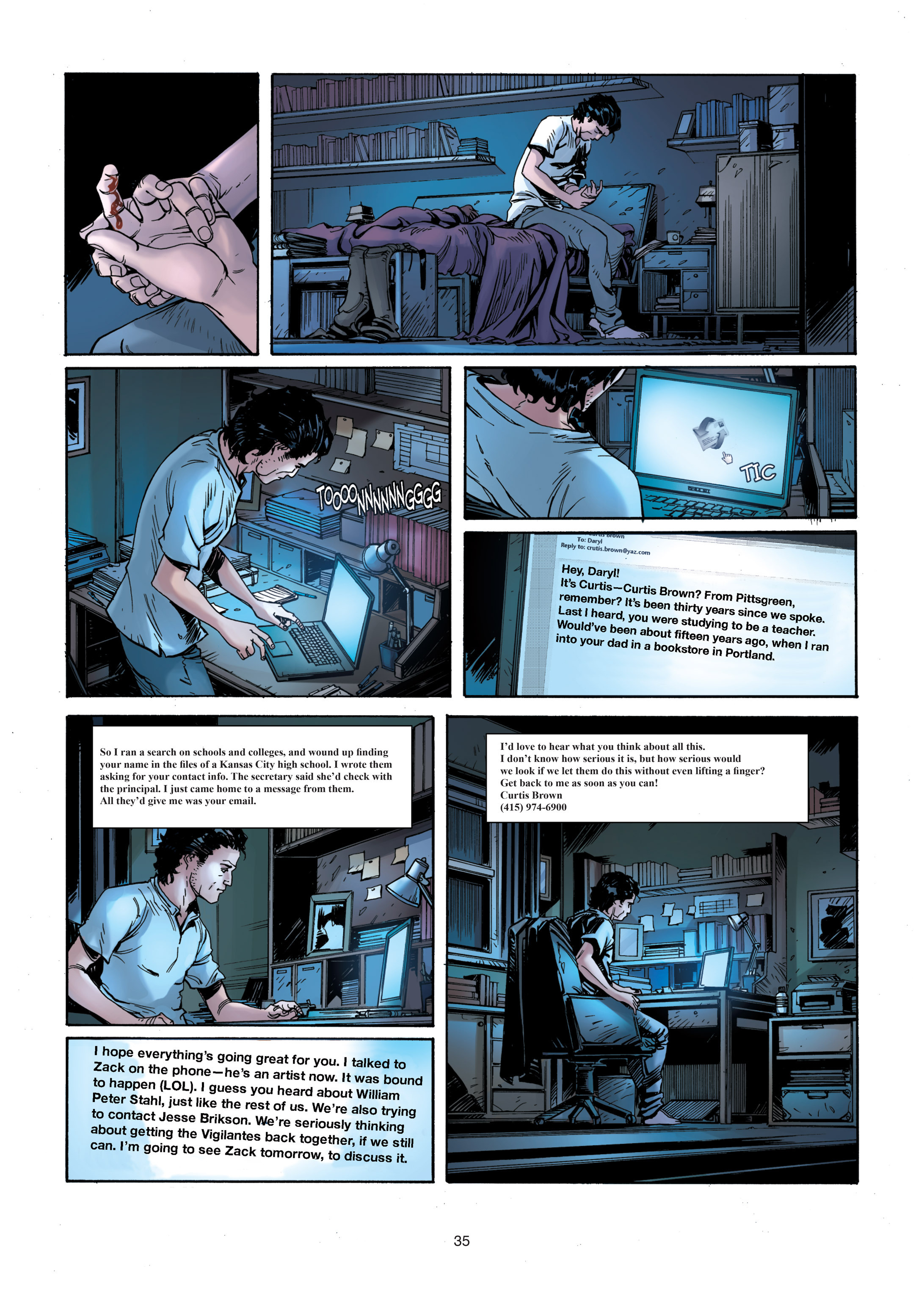 Read online Vigilantes comic -  Issue #1 - 35