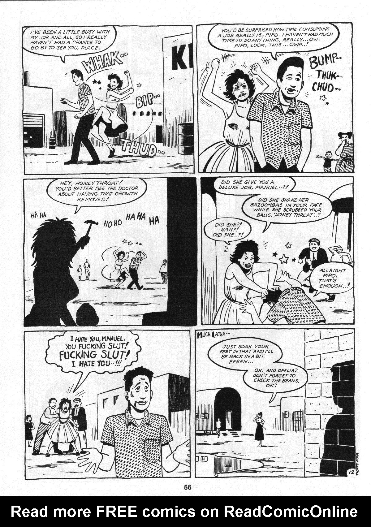 Read online Love and Rockets (1982) comic -  Issue #4 - 58