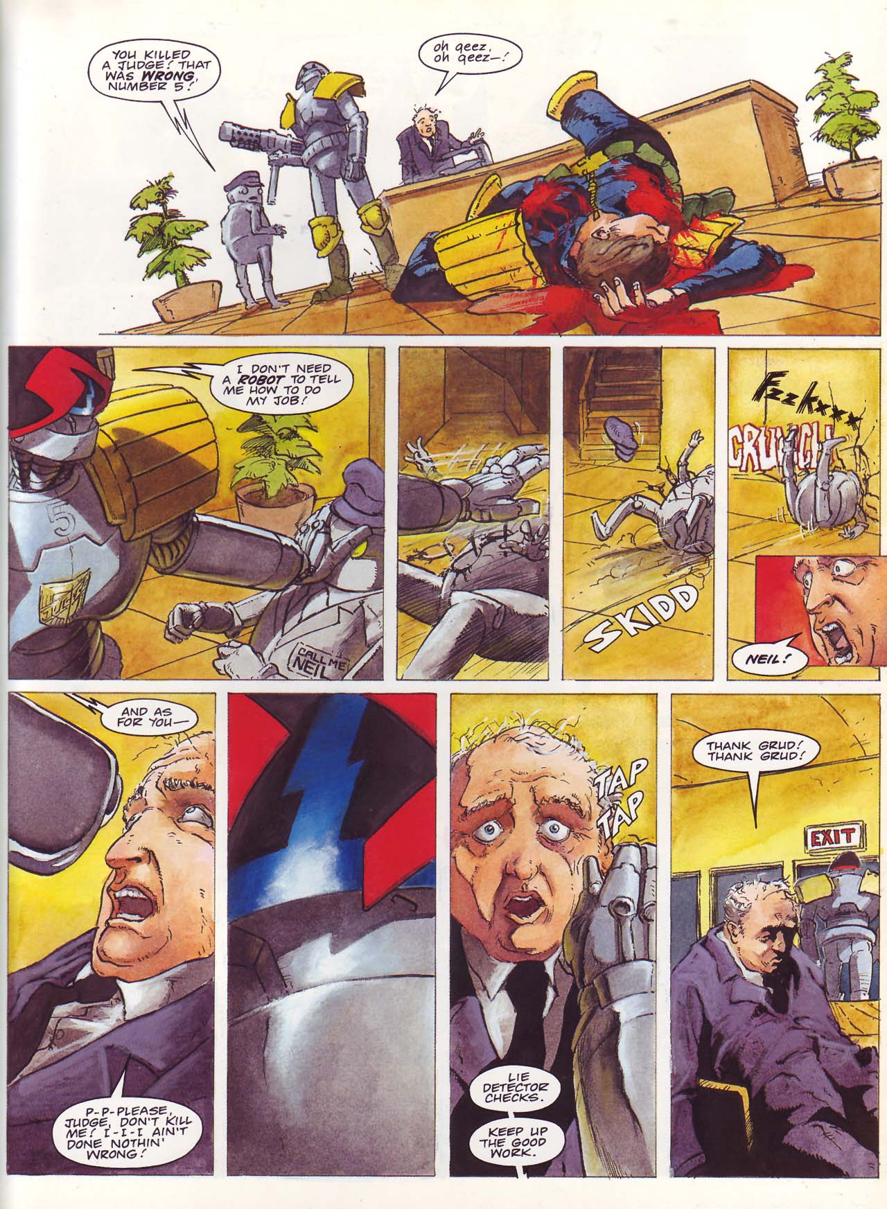 Read online Judge Dredd: Mechanismo comic -  Issue # TPB - 74