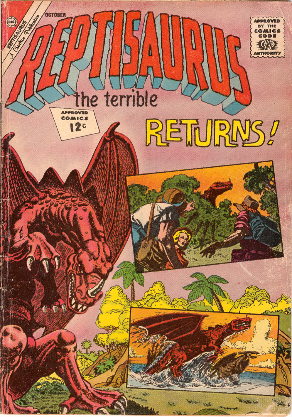 Read online Reptisaurus comic -  Issue #7 - 1