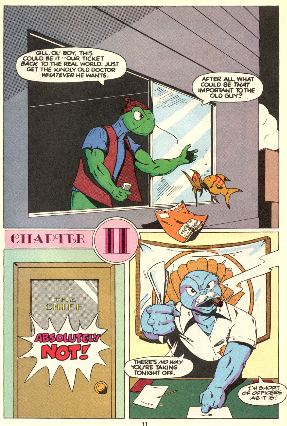 Read online Fish Police comic -  Issue #1 - 9