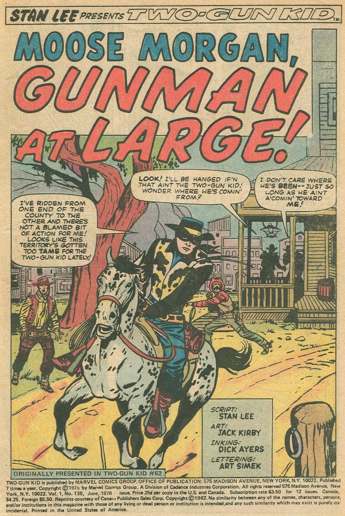 Read online Two-Gun Kid comic -  Issue #130 - 3