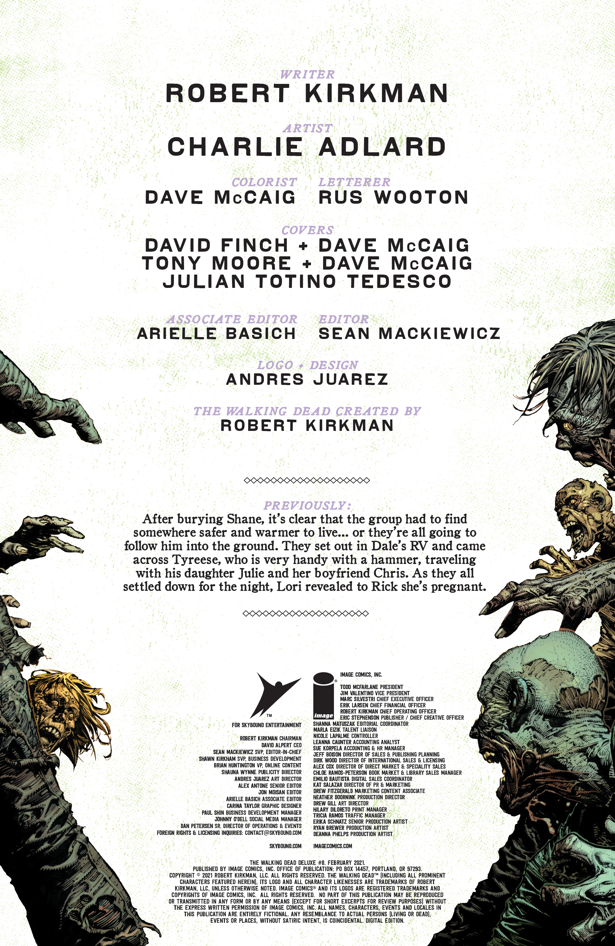 Read online The Walking Dead Deluxe comic -  Issue #8 - 2