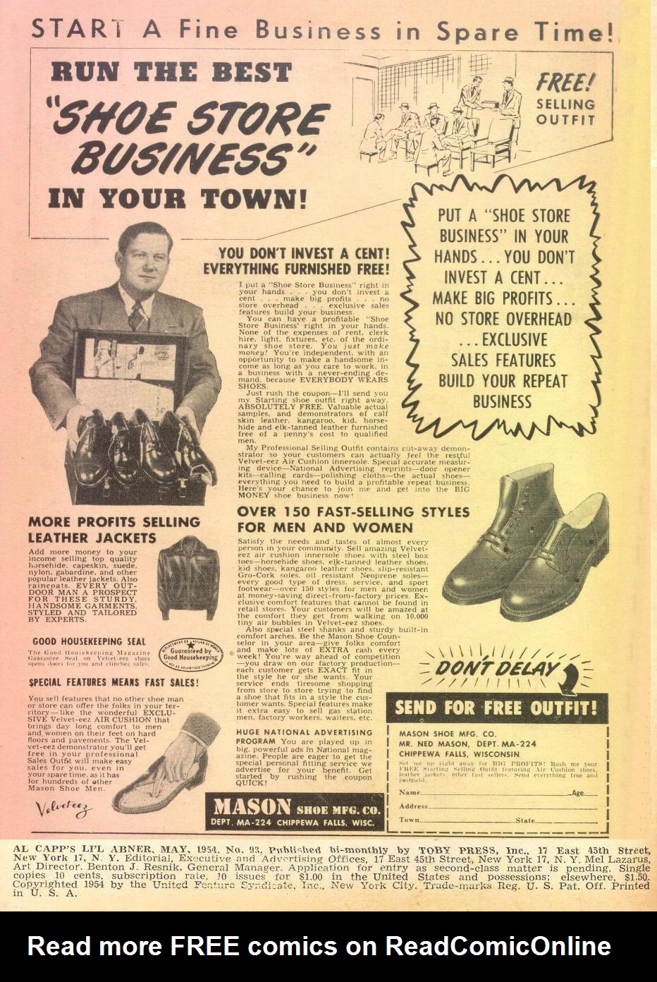 Read online Li'l Abner Comics comic -  Issue #93 - 2