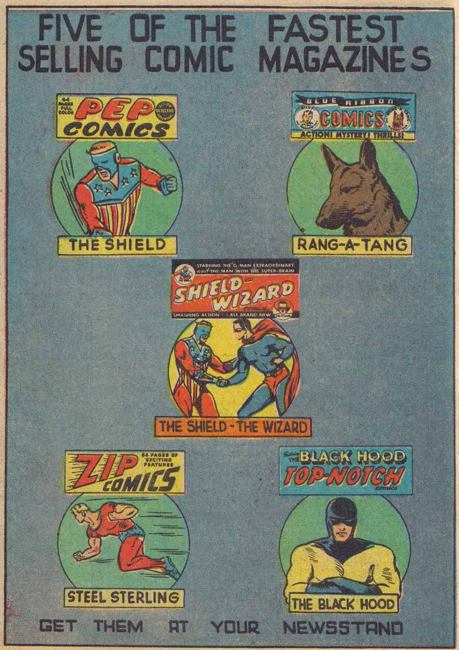 Read online Pep Comics comic -  Issue #10 - 54