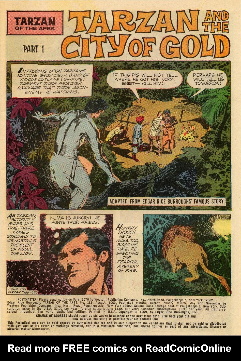 Read online Tarzan (1962) comic -  Issue #186 - 3