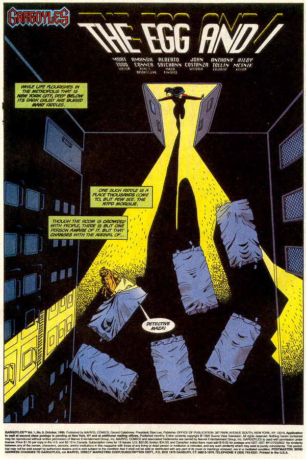 Read online Gargoyles (1995) comic -  Issue #9 - The Egg And I - 2