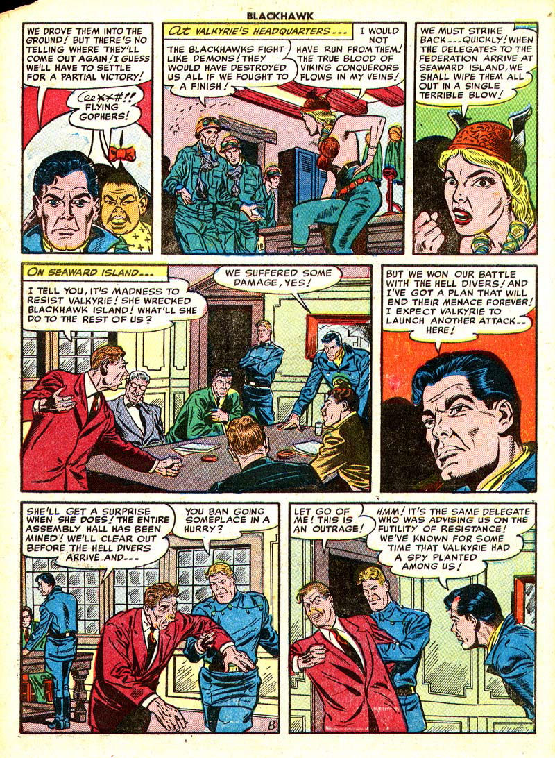 Read online Blackhawk (1957) comic -  Issue #49 - 10