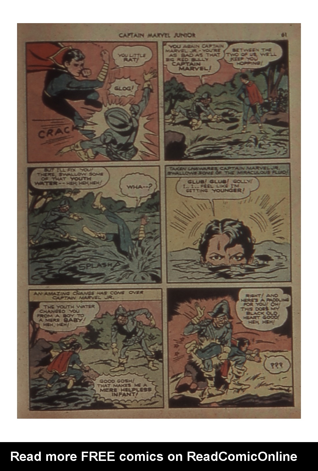 Read online Captain Marvel, Jr. comic -  Issue #5 - 61