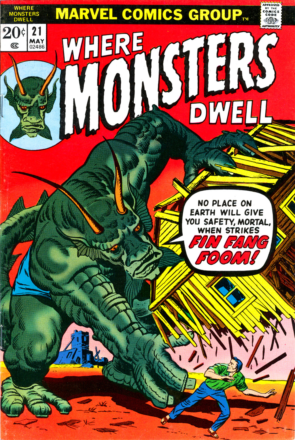 Read online Where Monsters Dwell (1970) comic -  Issue #21 - 1