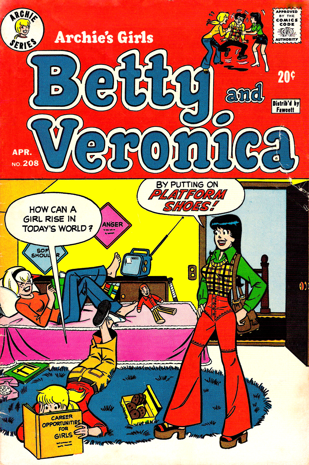 Read online Archie's Girls Betty and Veronica comic -  Issue #208 - 1