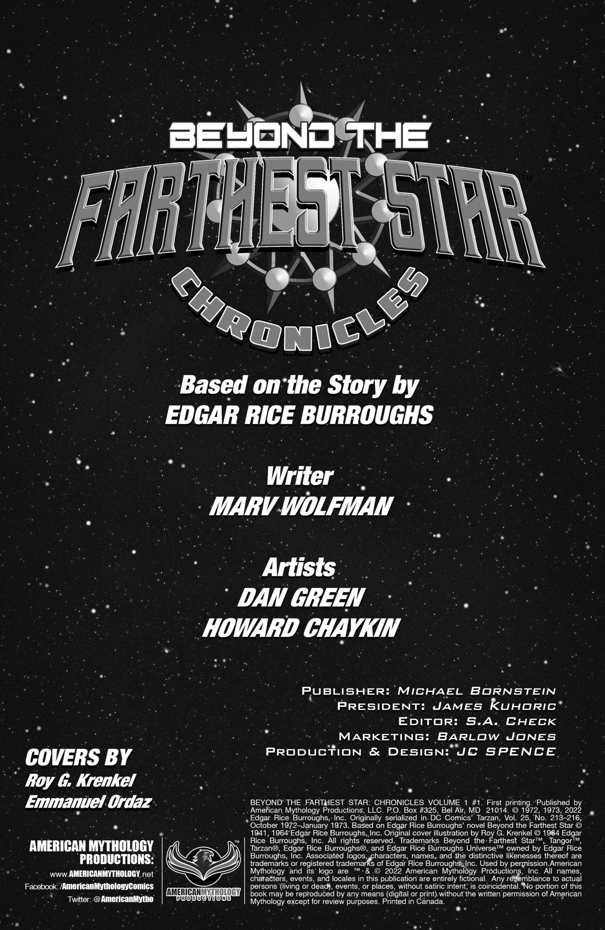 Read online Beyond the Farthest Star: Chronicles comic -  Issue #1 - 2
