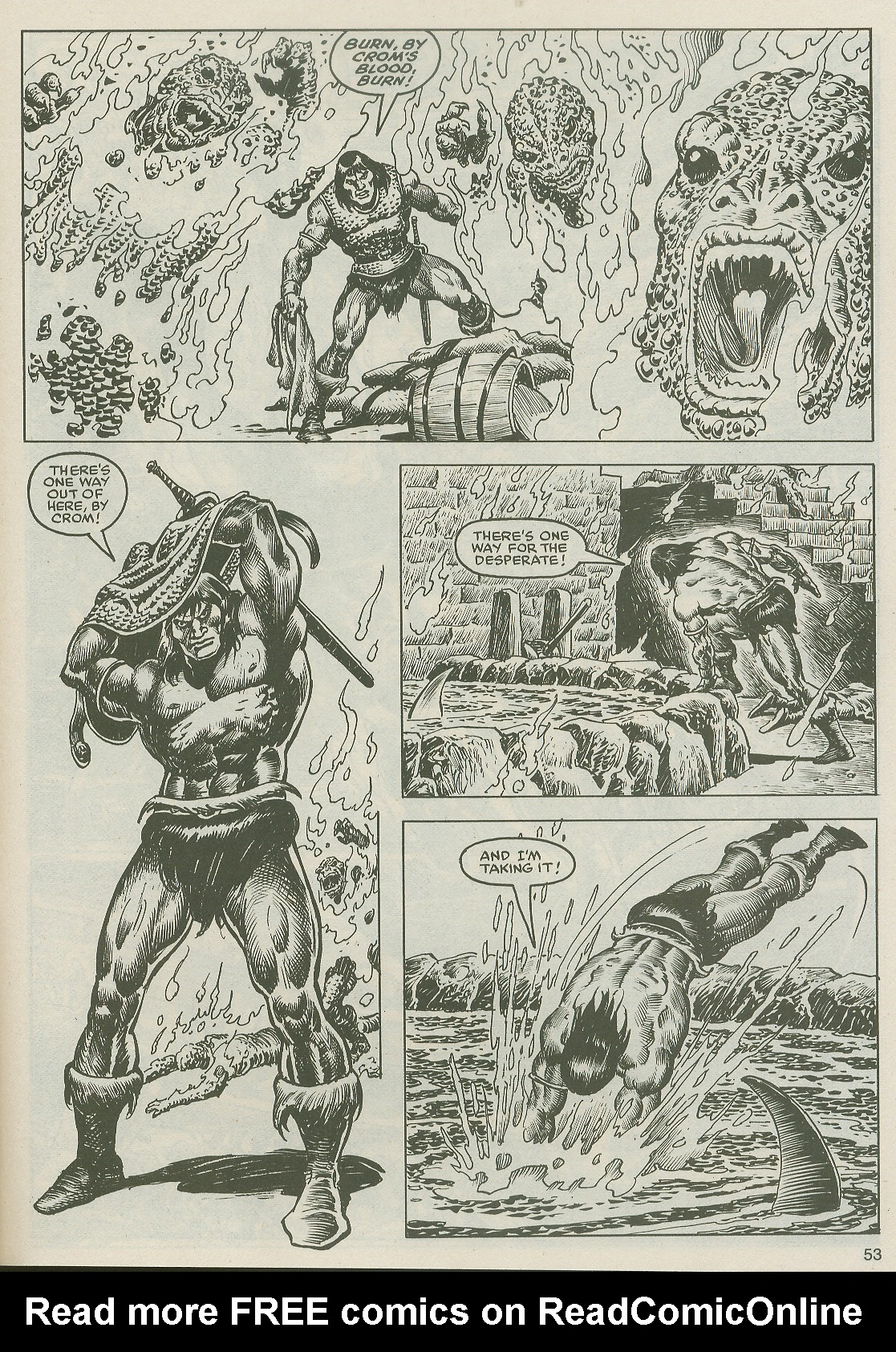 Read online The Savage Sword Of Conan comic -  Issue #122 - 53