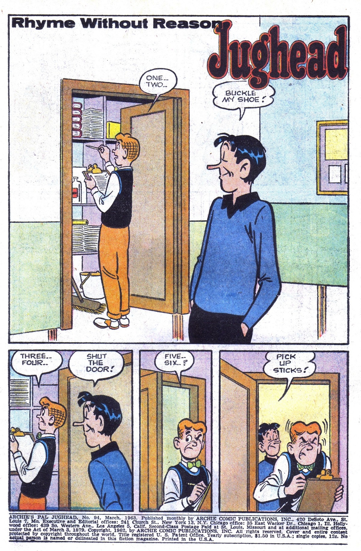 Read online Archie's Pal Jughead comic -  Issue #94 - 3