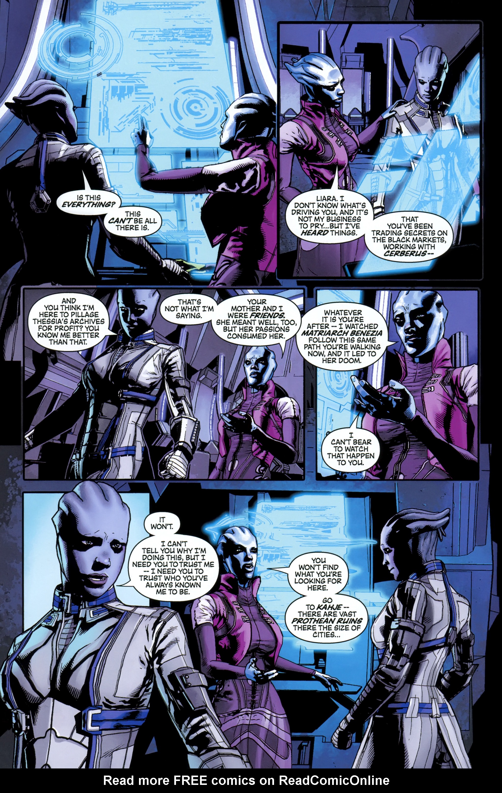Read online Mass Effect: Homeworlds comic -  Issue #4 - 7