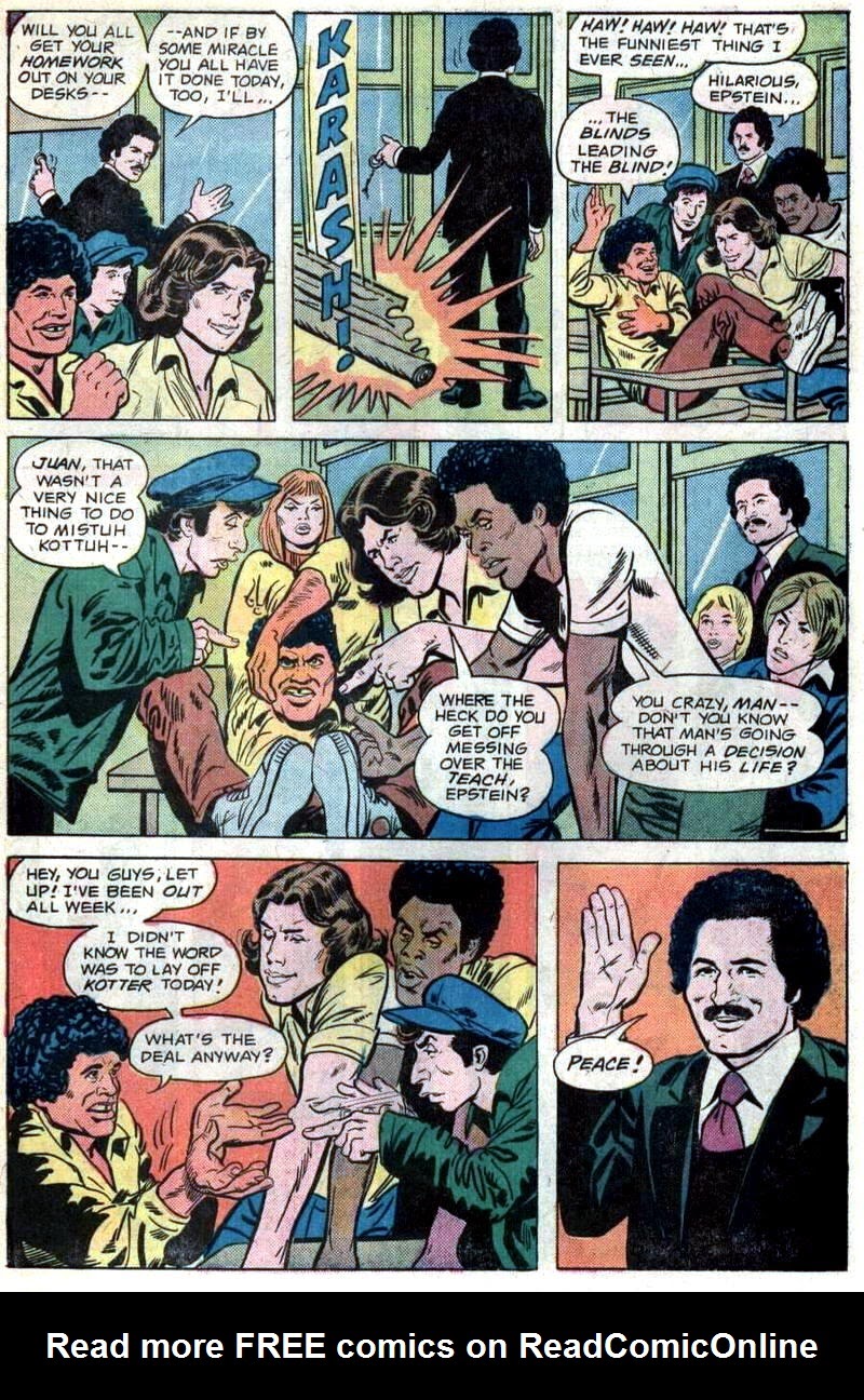Read online Welcome Back, Kotter comic -  Issue #1 - 16