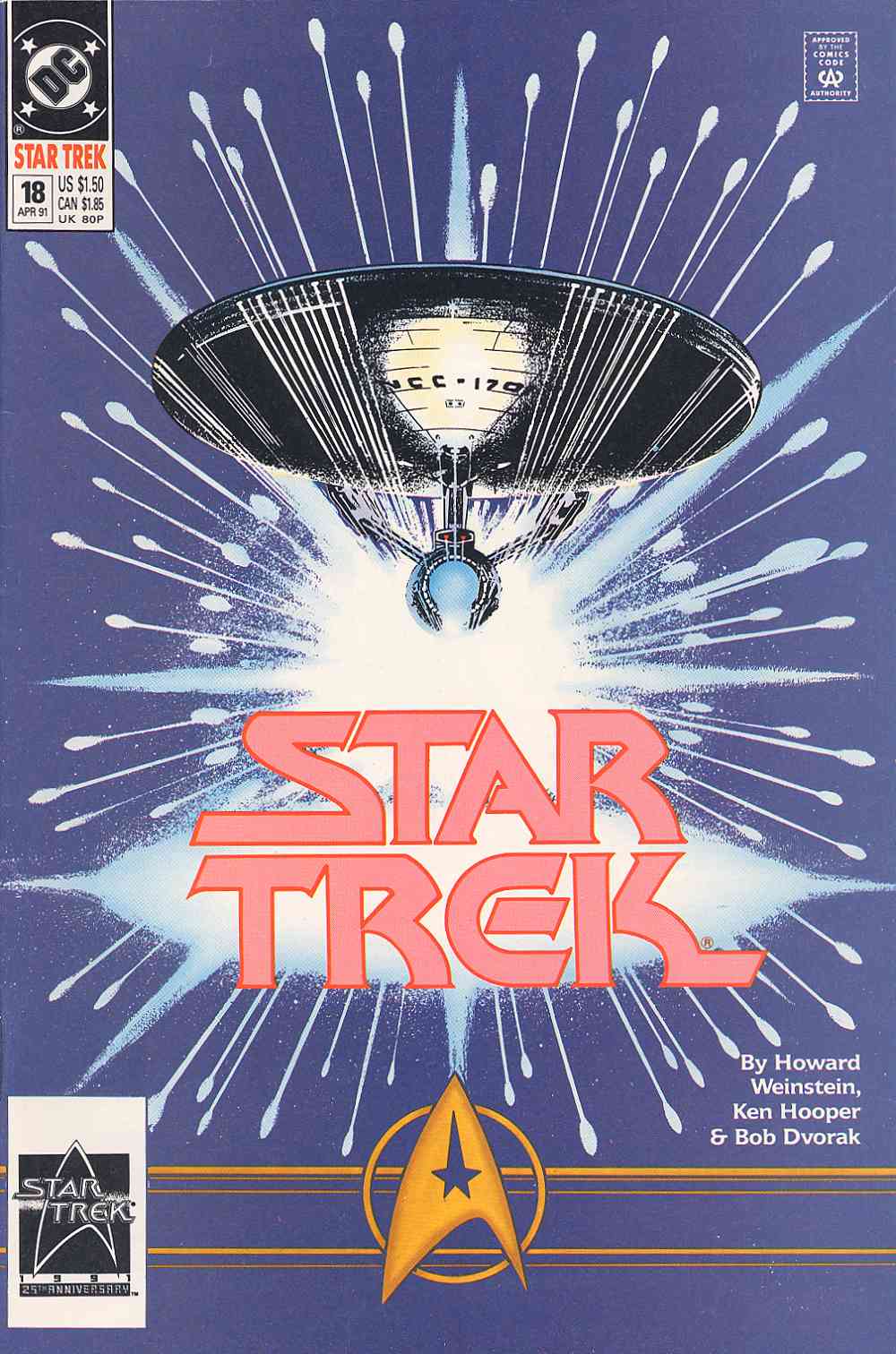 Read online Star Trek (1989) comic -  Issue #18 - 1