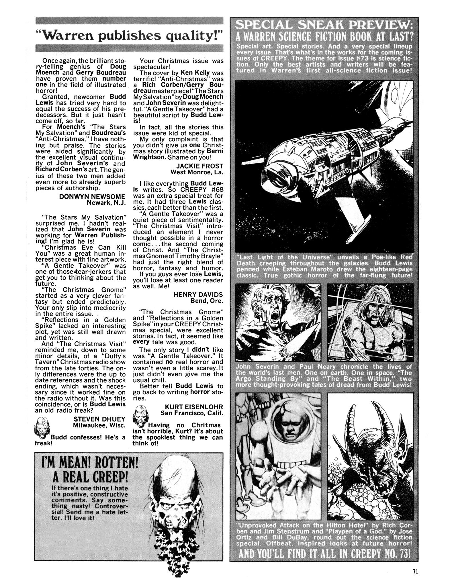 Read online Creepy Archives comic -  Issue # TPB 15 (Part 1) - 72