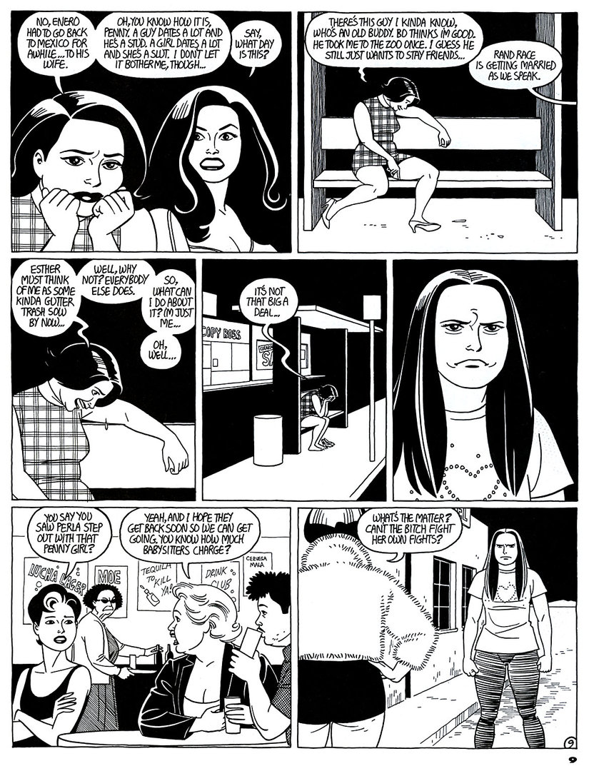 Read online Love and Rockets (1982) comic -  Issue #44 - 11