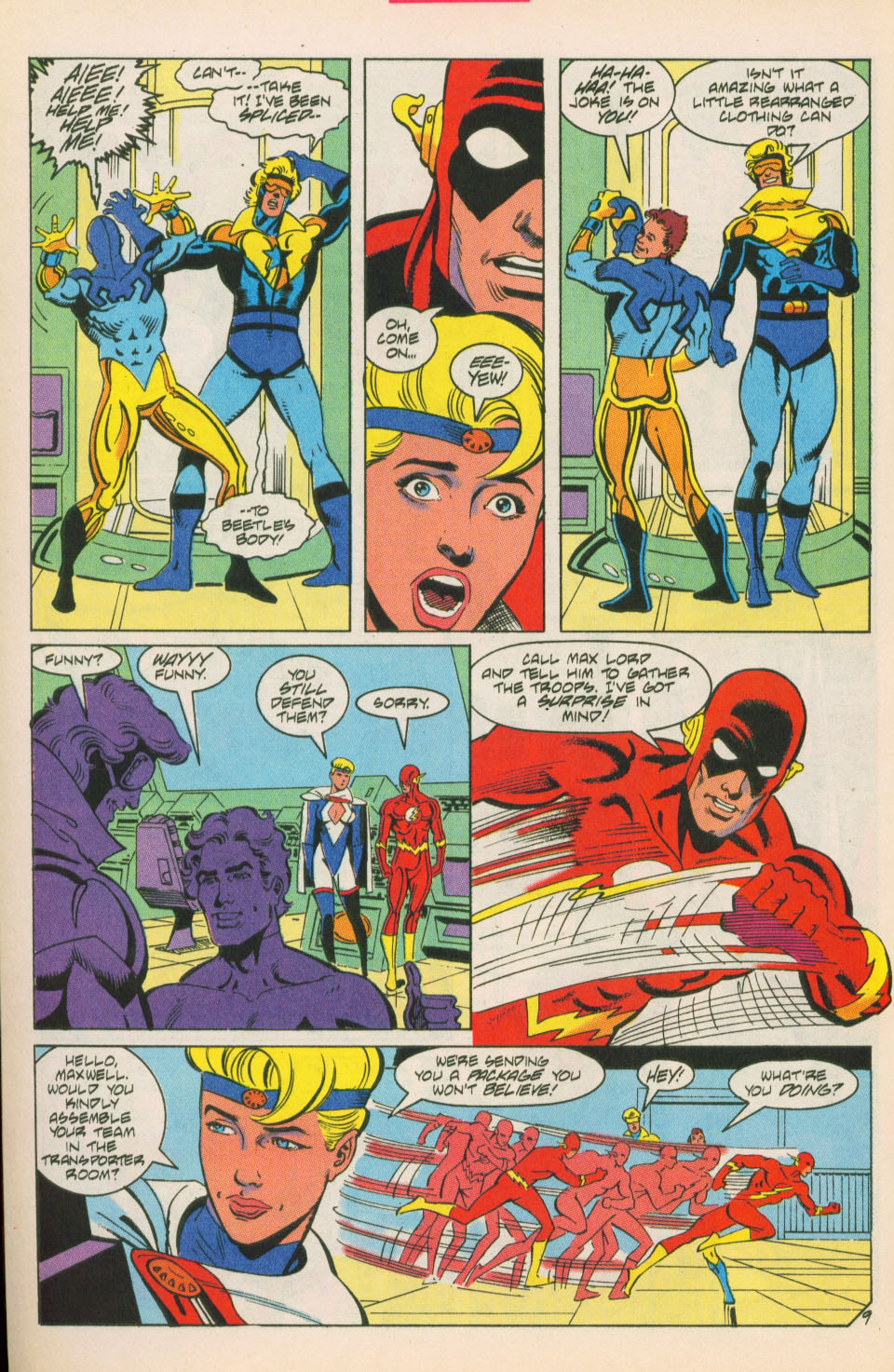 Read online Justice League America comic -  Issue #67 - 10