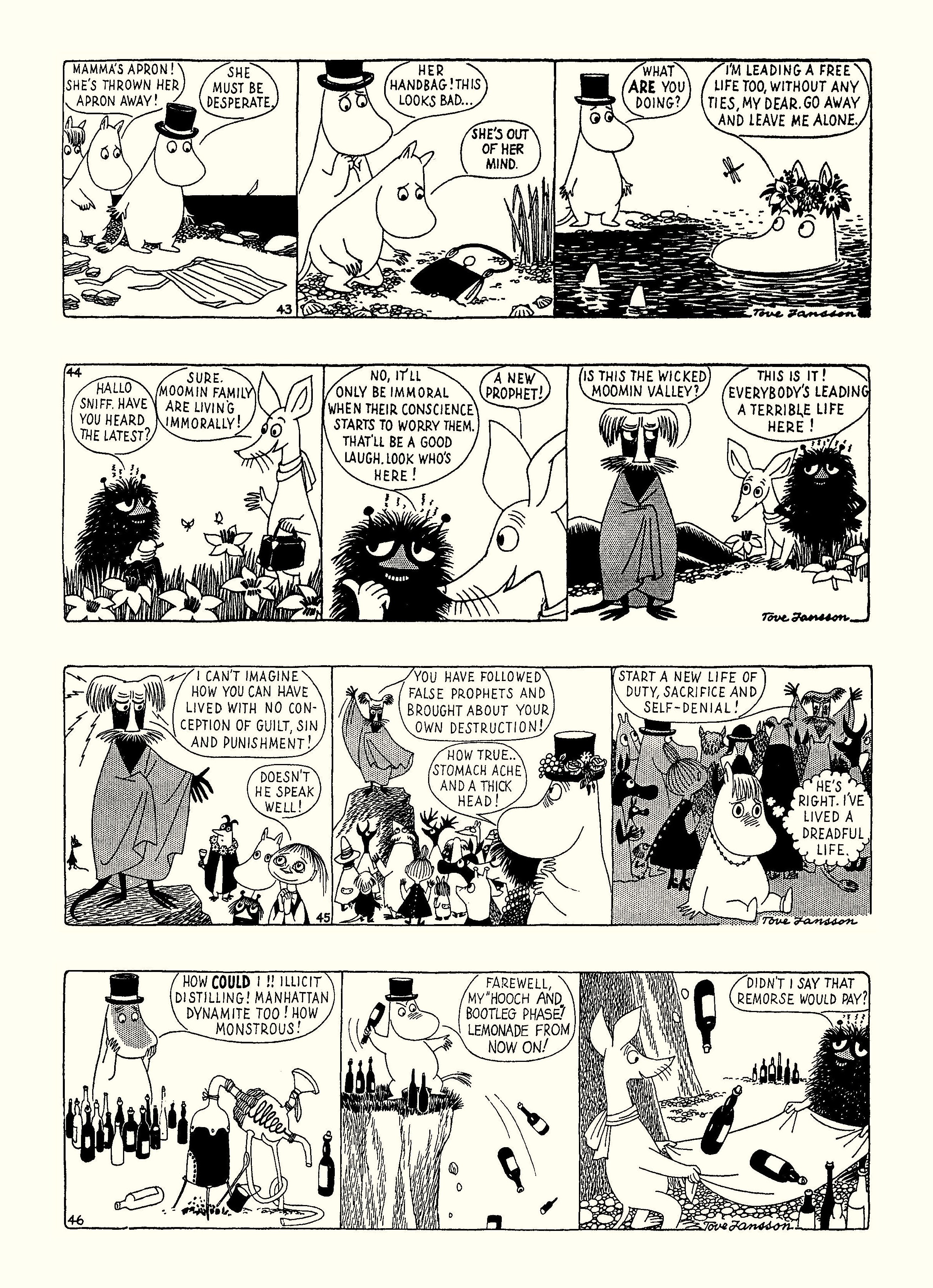 Read online Moomin: The Complete Tove Jansson Comic Strip comic -  Issue # TPB 2 - 75