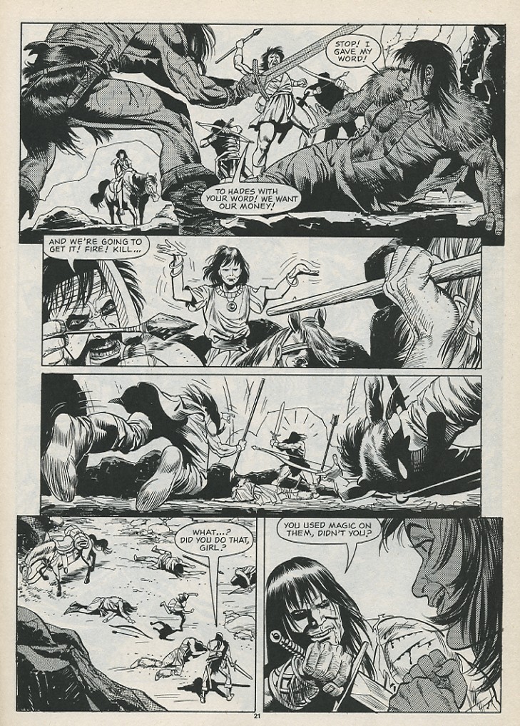 Read online The Savage Sword Of Conan comic -  Issue #188 - 23