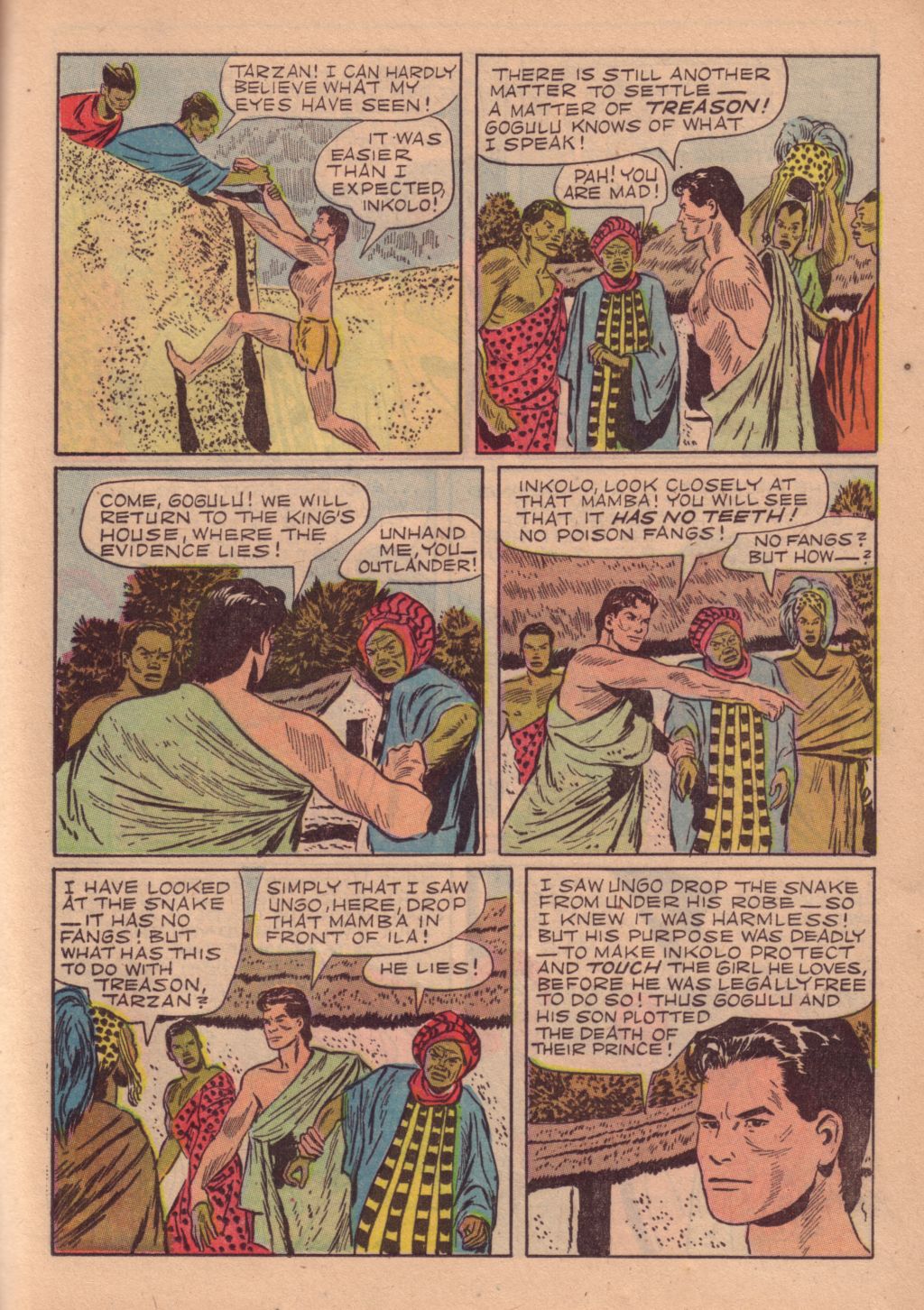 Read online Tarzan (1948) comic -  Issue #28 - 25