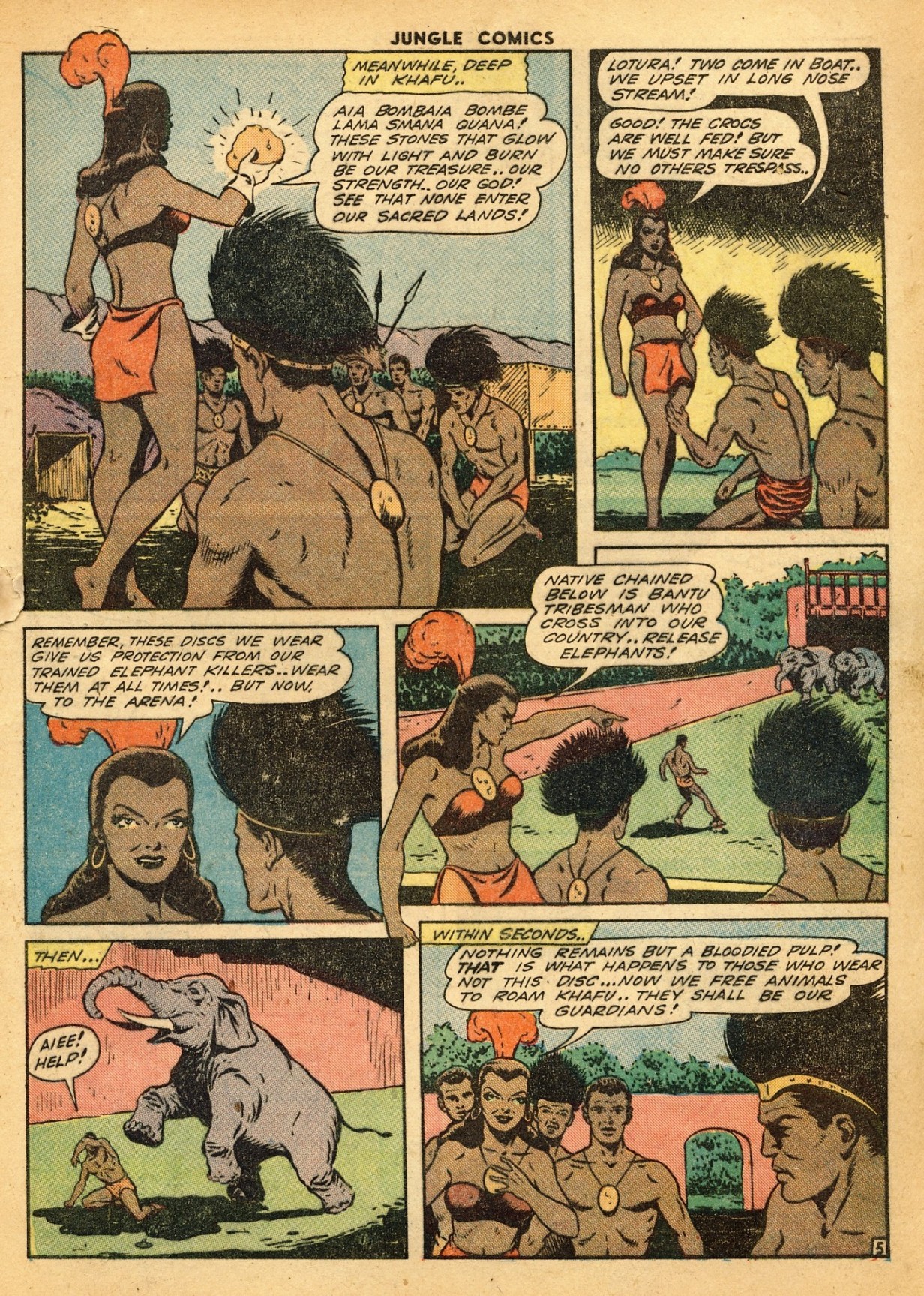 Read online Jungle Comics comic -  Issue #51 - 7