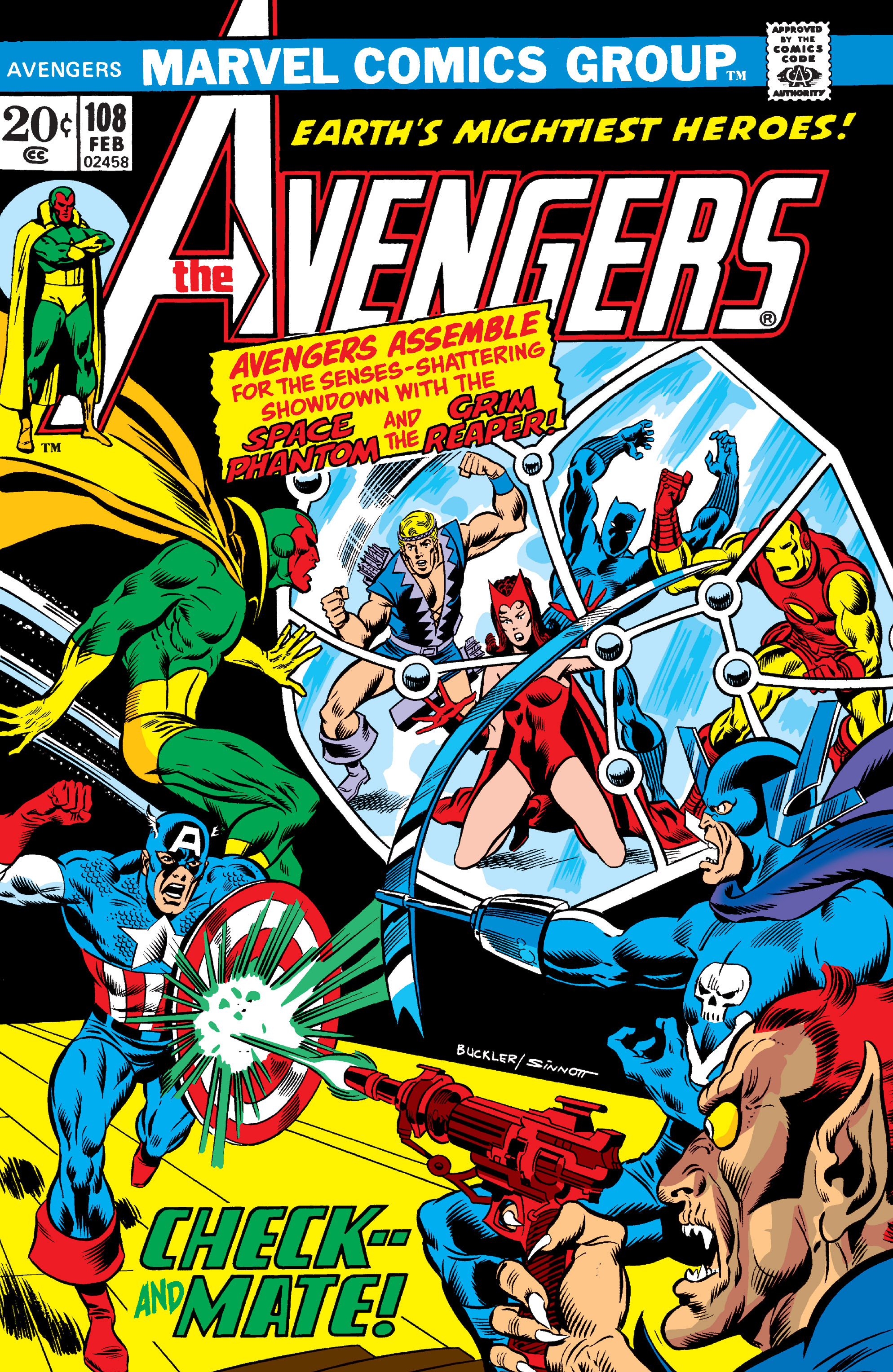 Read online The Avengers (1963) comic -  Issue #108 - 1