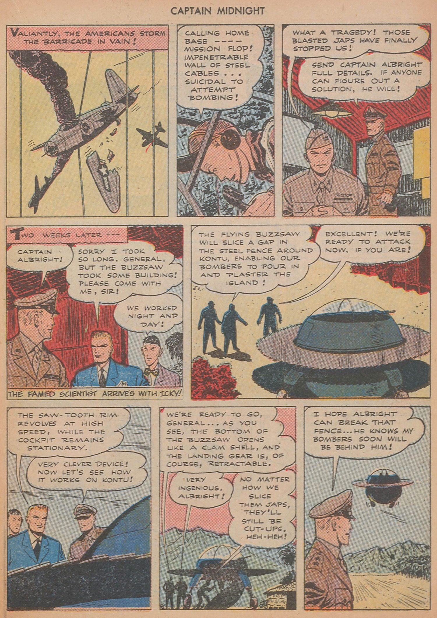 Read online Captain Midnight (1942) comic -  Issue #29 - 15