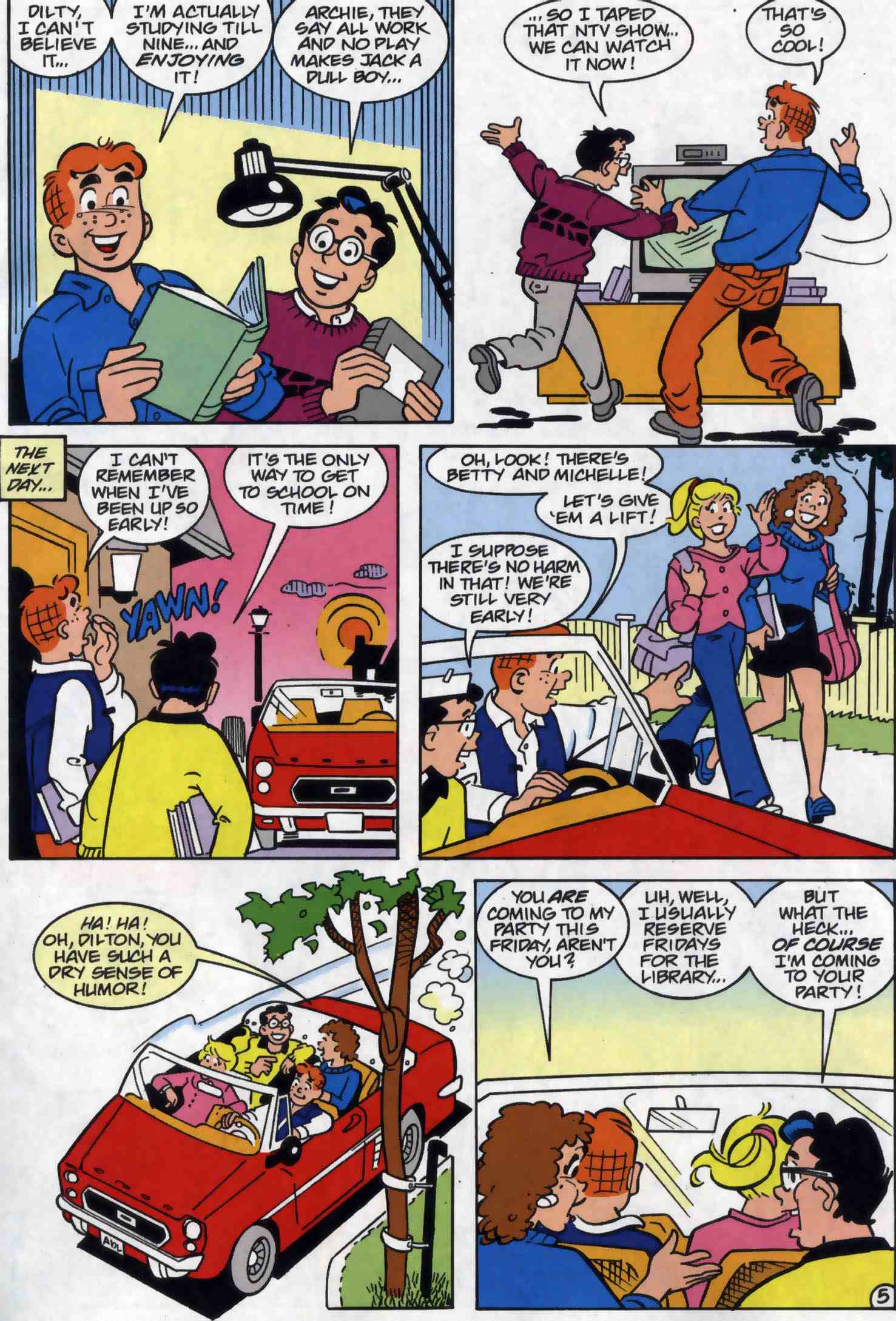 Read online Archie (1960) comic -  Issue #556 - 6