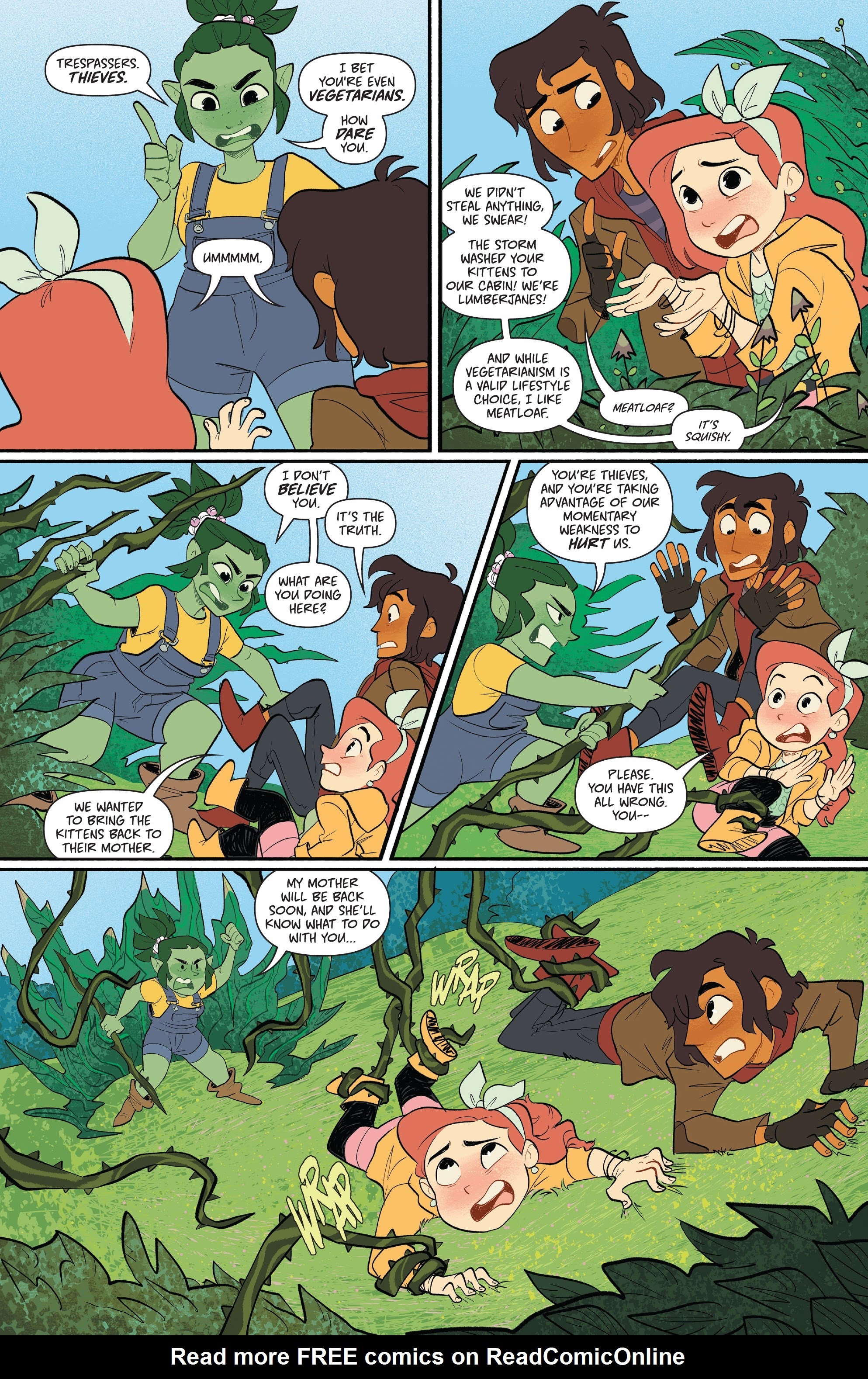 Read online Lumberjanes: Somewhere That's Green comic -  Issue # Full - 21
