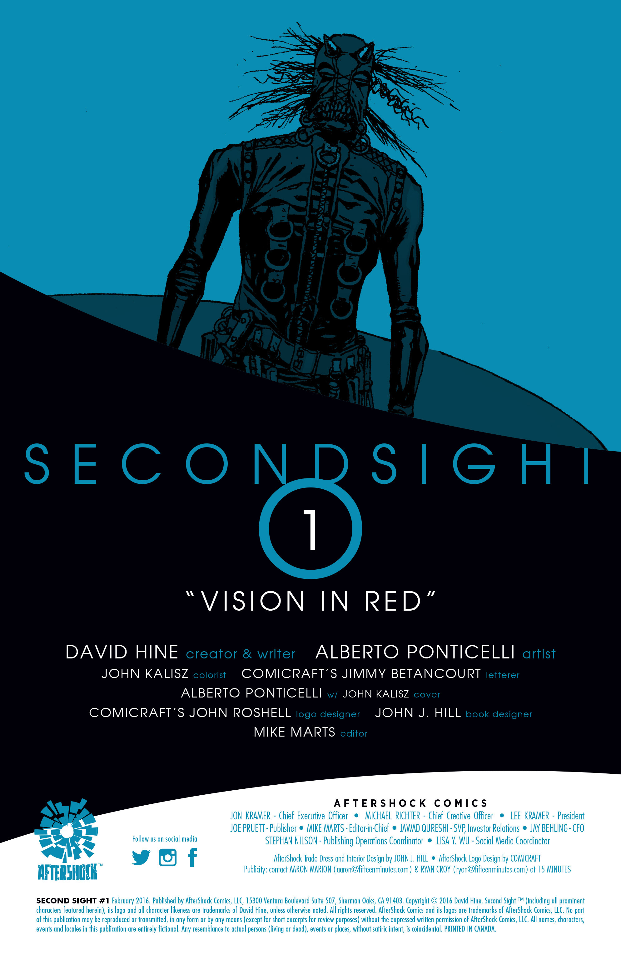 Read online Second Sight comic -  Issue #1 - 2
