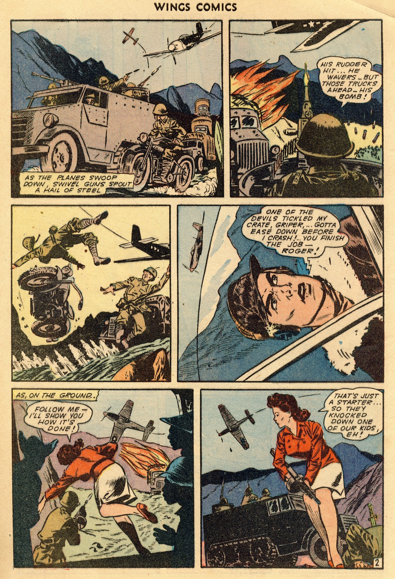 Read online Wings Comics comic -  Issue #49 - 4
