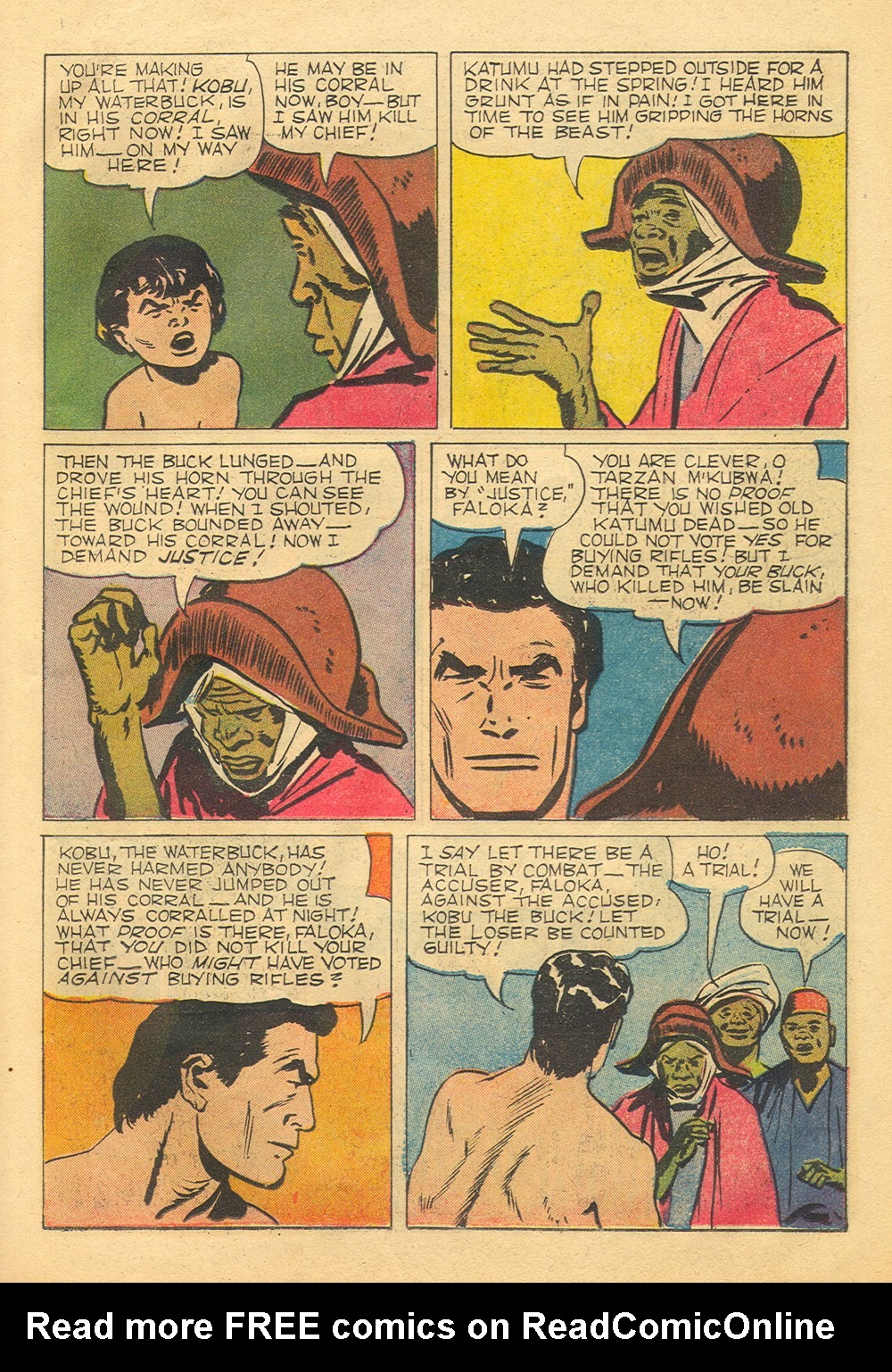 Read online Tarzan (1948) comic -  Issue #115 - 23