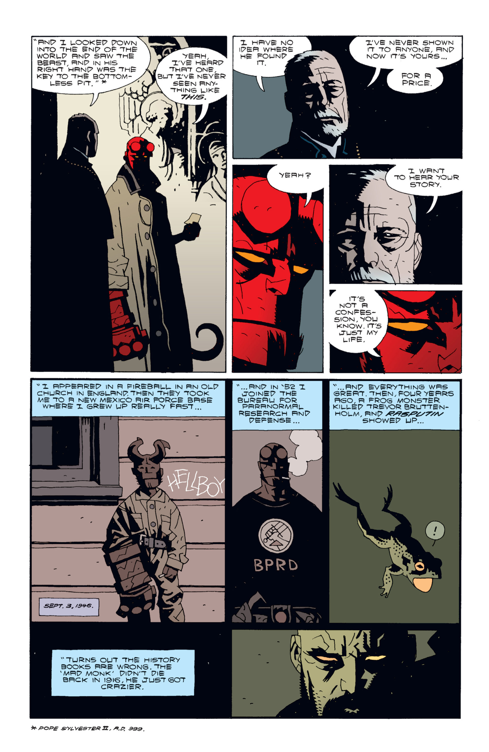 Read online Hellboy comic -  Issue #4 - 69