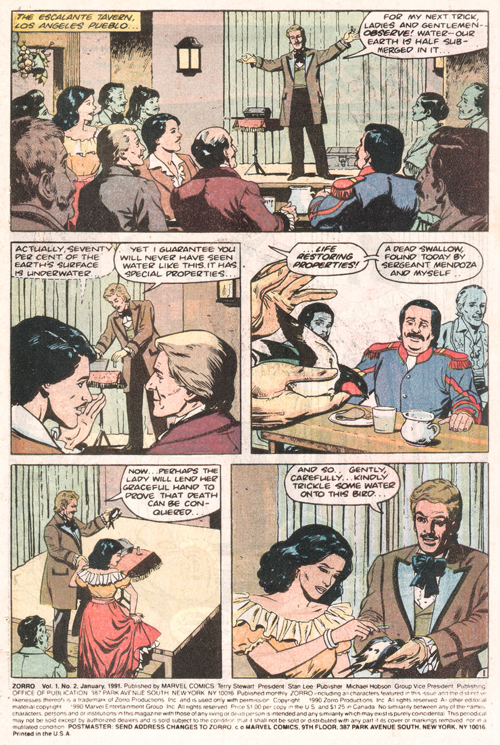 Read online Zorro (1990) comic -  Issue #2 - 3