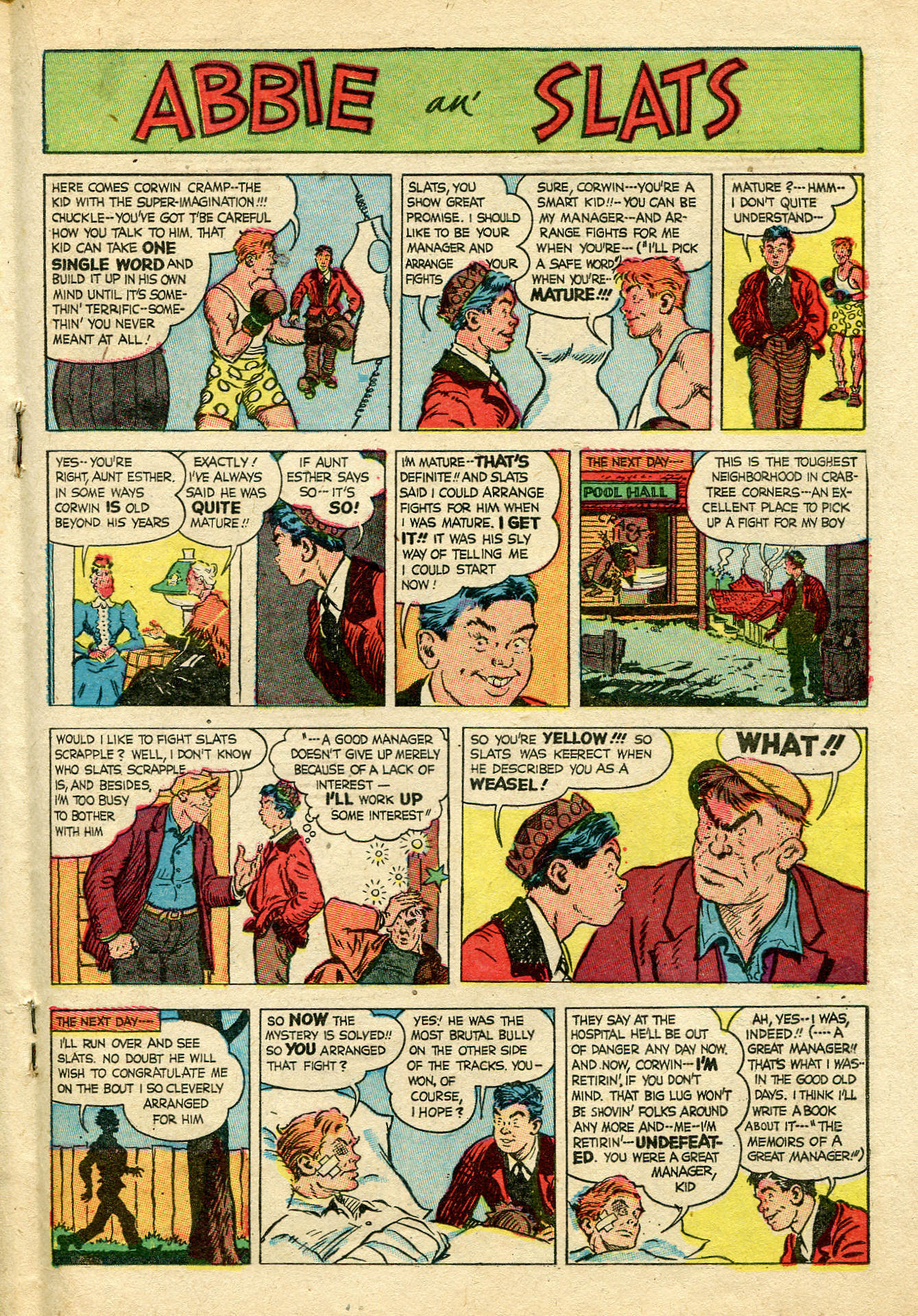 Read online Fritzi Ritz (1948) comic -  Issue #7 - 19