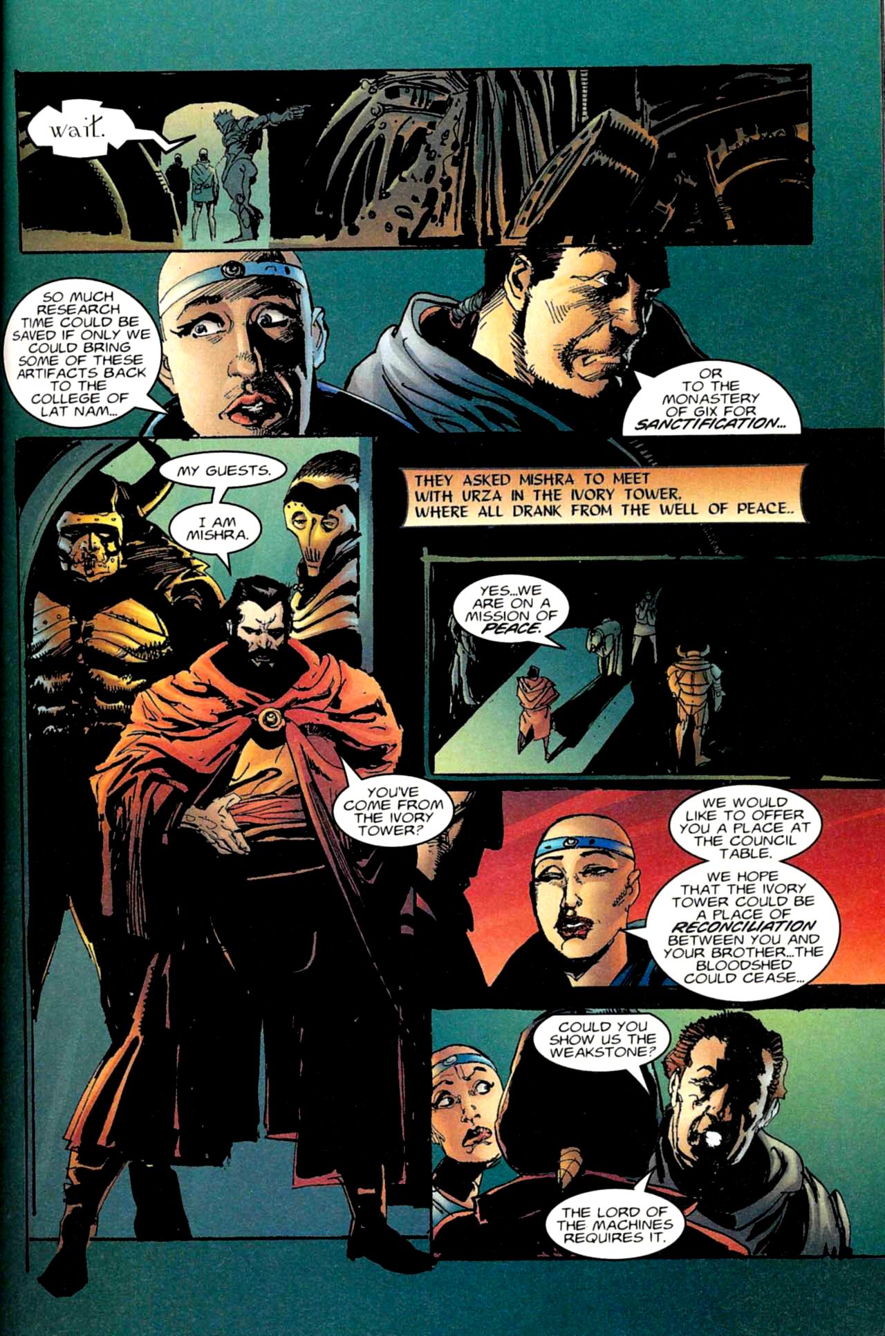 Read online Urza-Mishra War on the World of Magic: The Gathering comic -  Issue #2 - 11