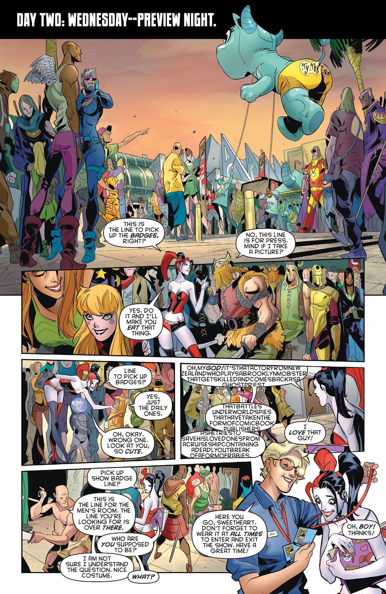 Read online Harley Quinn Invades Comic-Con International: San Diego comic -  Issue # Full - 13