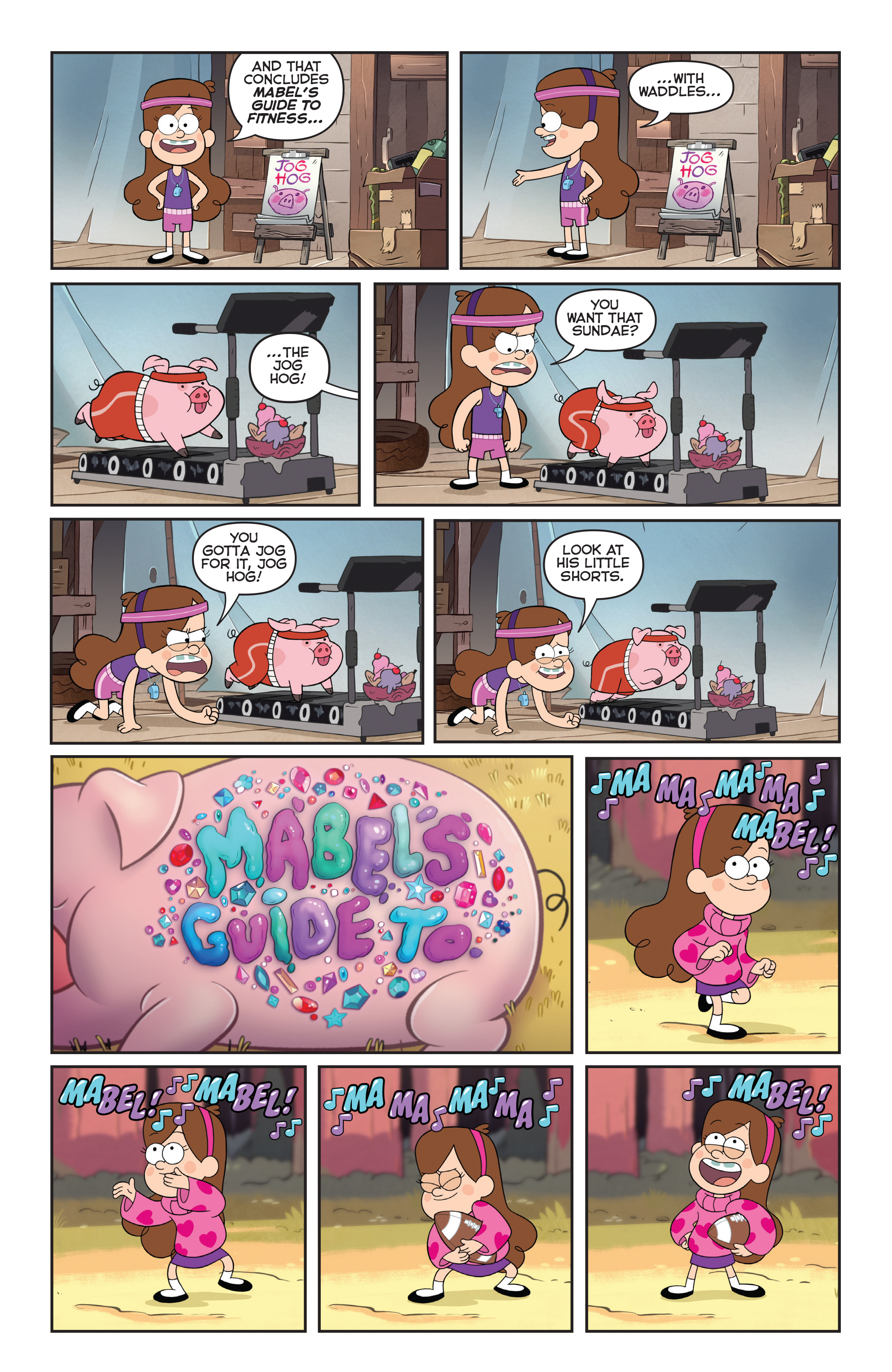 Read online Disney Gravity Falls Shorts Cinestory Comic comic -  Issue #1 - 12