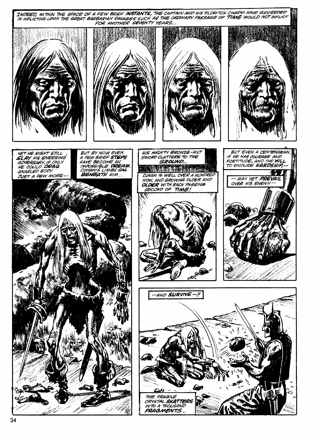 Read online The Savage Sword Of Conan comic -  Issue #83 - 34