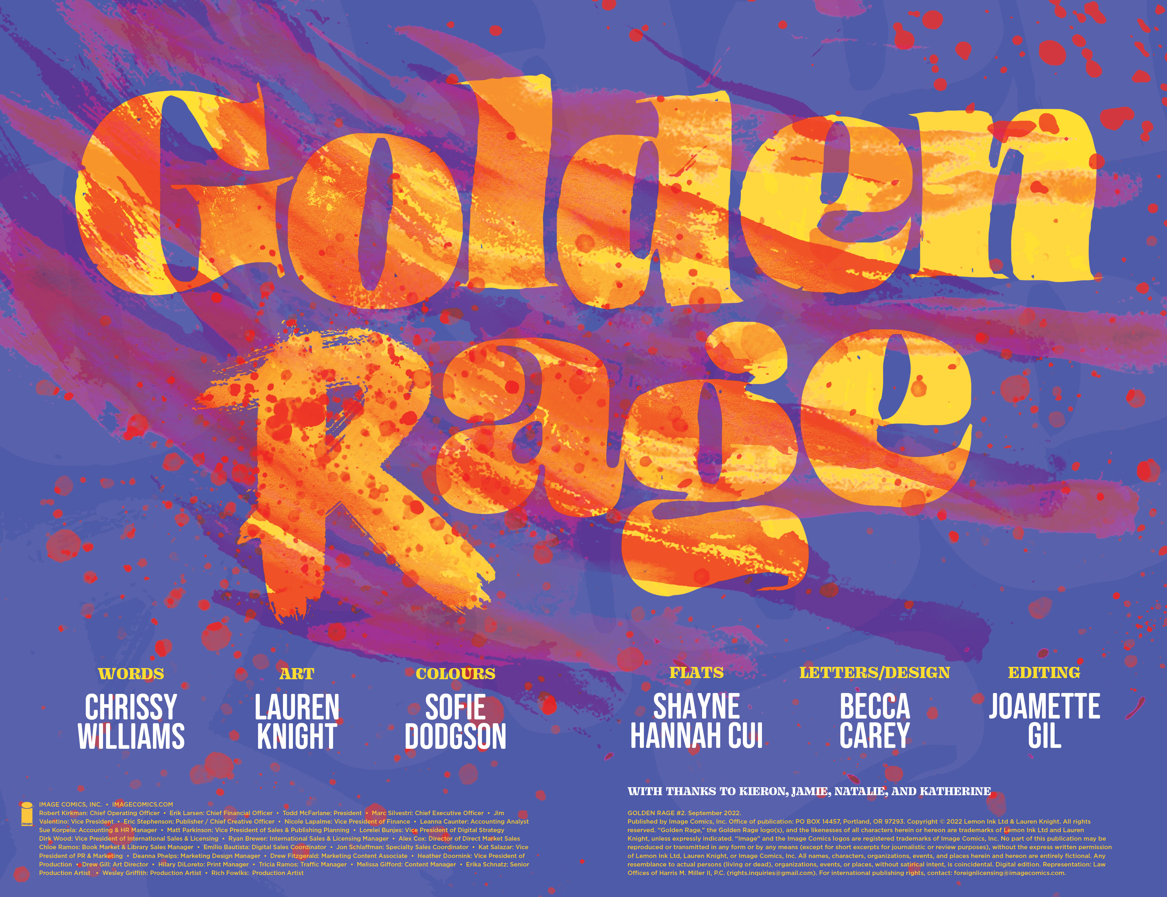 Read online Golden Rage comic -  Issue #2 - 2
